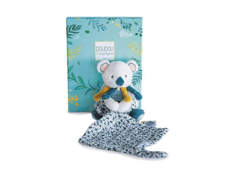 DouDou et compagnie Geschenkset Koala Schmusetuch 15cm