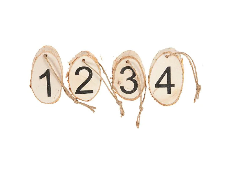Creativ Company Adventskranz Zahlen 4 Stück