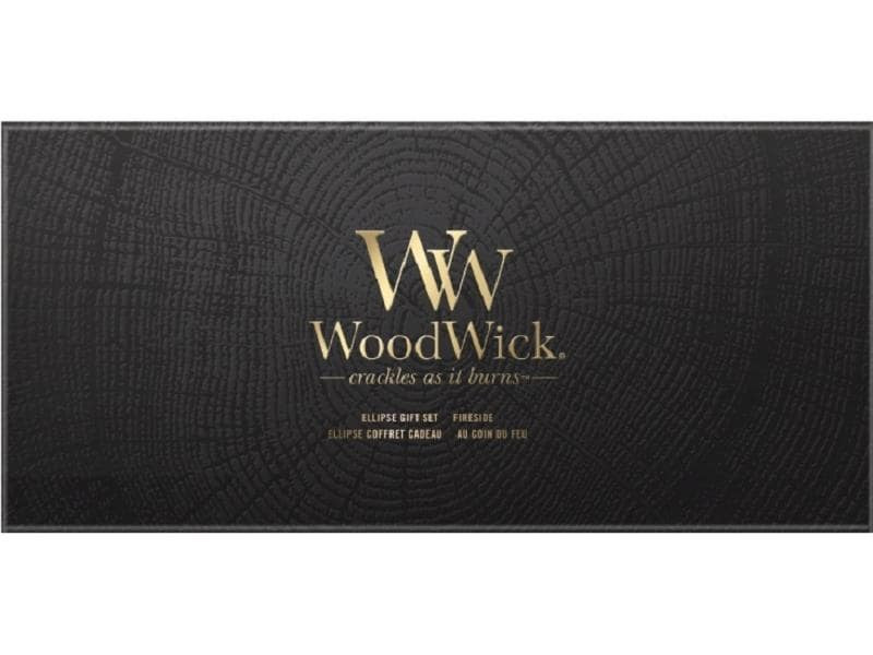 Woodwick Duftkerze Geschenkbox Fireside Ellipse
