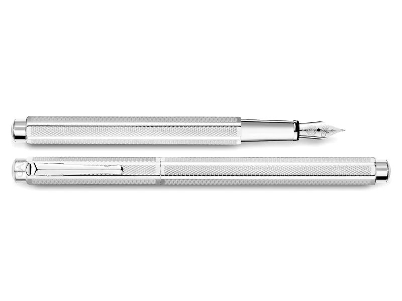 Caran d'Ache Füllfederhalter Ecridor Retro Medium (M), Silber