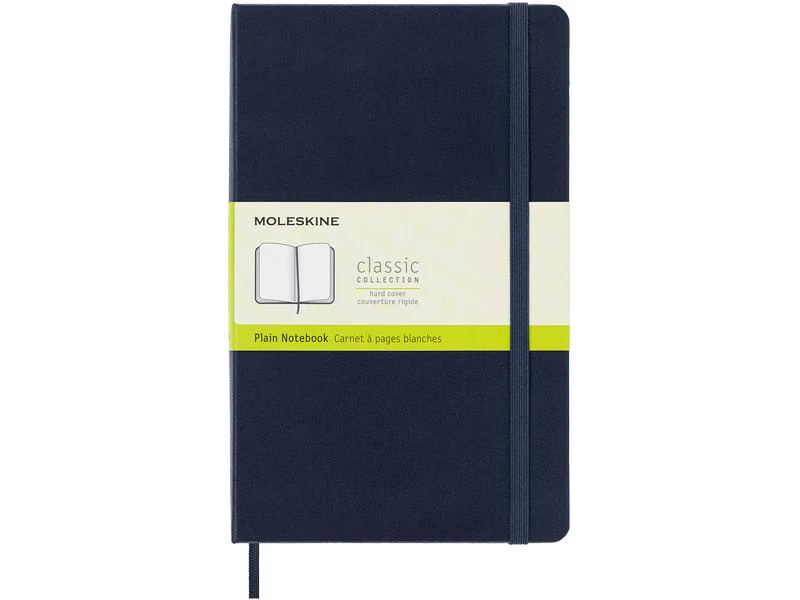 Moleskine Notizbuch Classic A5 Blanco , Dunkelblau, 240 Seiten