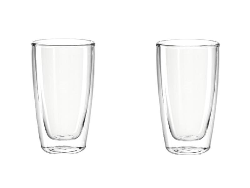 Montana Kaffeebecher Enjoy 250 ml, 2 Stück, Transparent
