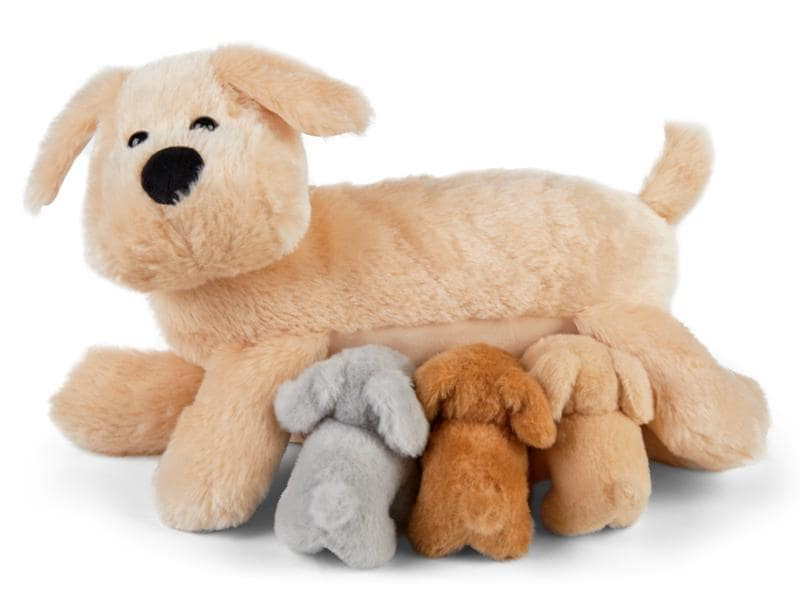 Mamanimals Kuscheltier Mama Hund &amp; Babys 25 cm