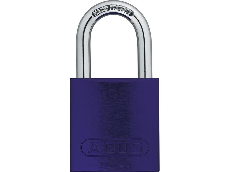 Abus Vorhängeschloss 72/40 Lila Aluminium