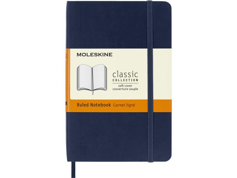 Moleskine Notizbuch A6 Softcover Liniert Saphier
