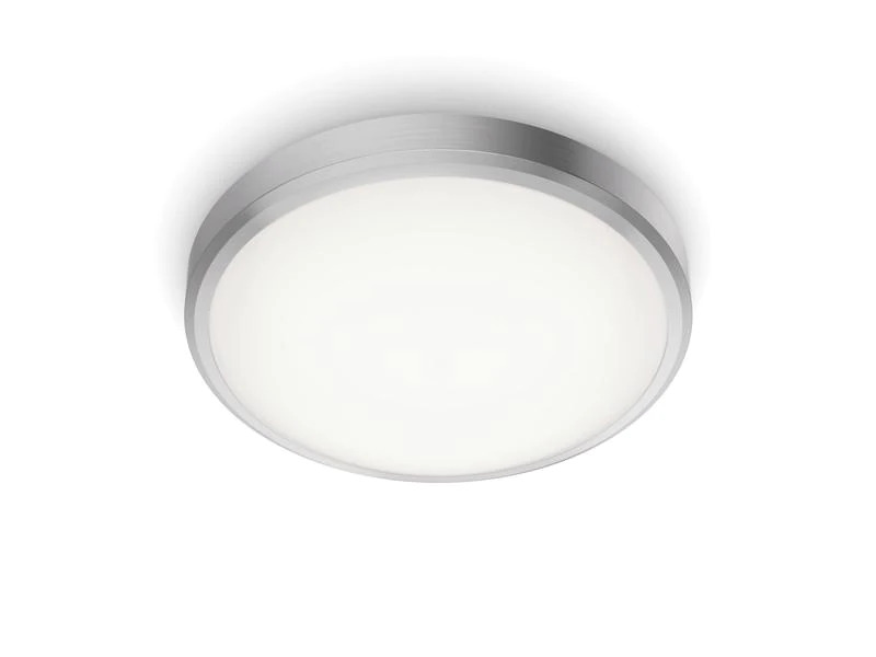 Philips Deckenleuchte Doris, 17W, 4000K, IP44, nickel