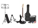 MAX E-Gitarre GigKit Kit Schwarz