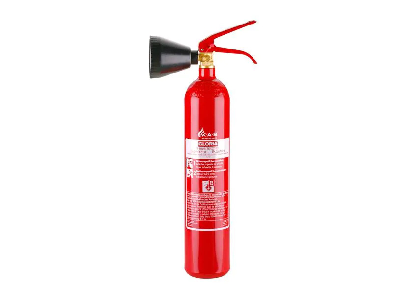 Gloria Feuerlöscher CO2 Brandklasse BC, 2 kg
