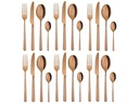 Sambonet Besteck-Set Linear PVD 24-teilig, Kupfer
