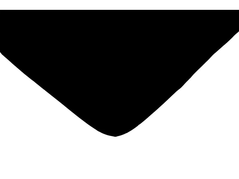 Night Fashion Fixleintuch Jerry 90-100 x 200 cm, Schwarz