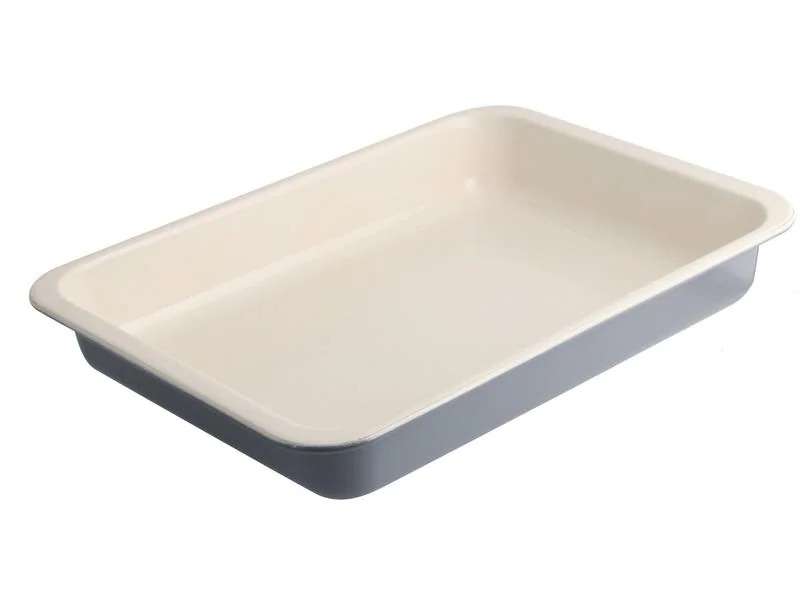 Zenker Auflaufform und Grillform Eckig, Crème