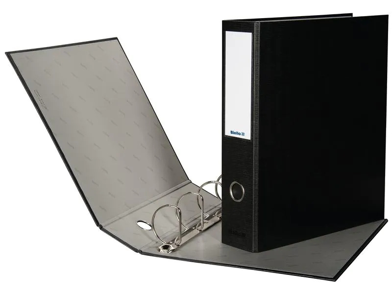 Biella Zeigebuch Dinor-Quatro A4 7 cm, Schwarz