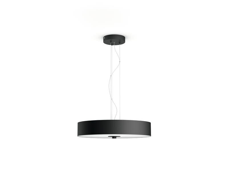 Philips Hue White Amb. Fair Pendelleuchte schwarz 2750 lm + Dimmschalter