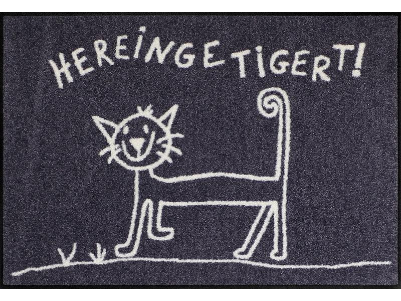 Salonlöwe Fussmatte Hereingetigert 50 cm x 75 cm