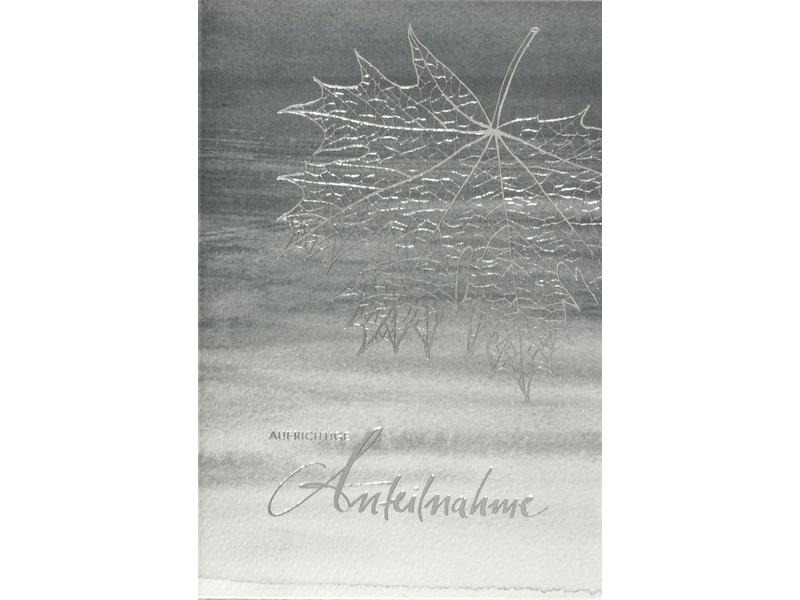 ABC Trauerkarte Aufrichtige Anteilnahme B6
