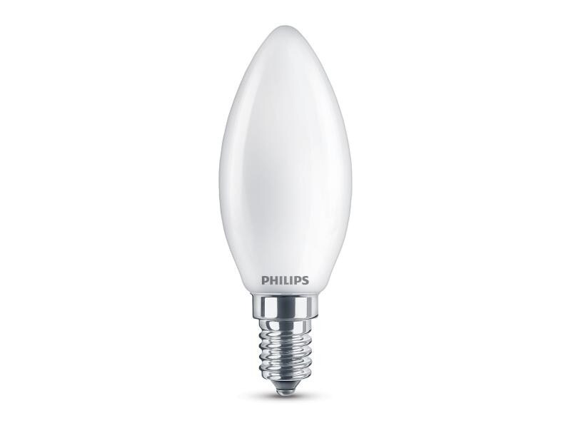 Philips Lampe LEDcla 60W E14 B35 WW FR ND Warmweiss