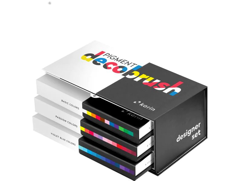 Karin Brushpen Pigment Deco Brush 36 Farben