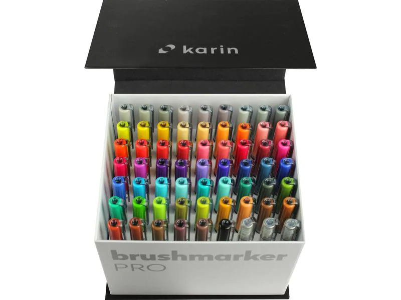 Karin Brushpen PRO 27C7 60 Farben