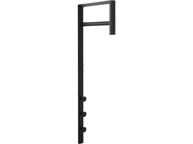 House Nordic Garderobenleiste Trento 30 x 82 cm, Schwarz