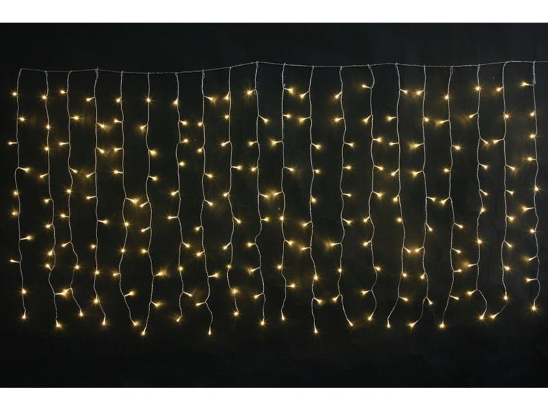 Dameco LED-Lichtervorhang mit 20 Strängen 200 LED, 100 cm