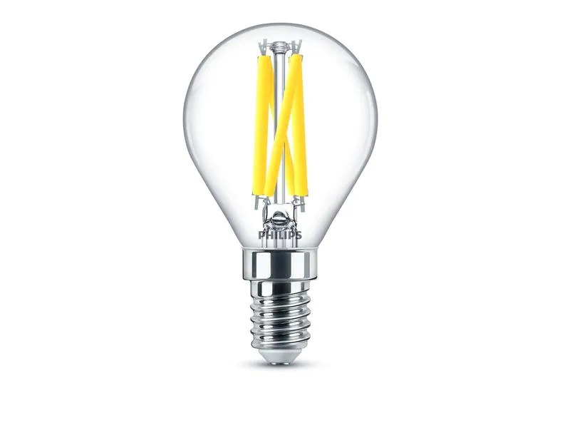 Philips Lampe LEDcla 40W E14 P45 CL WGD90 Warmweiss