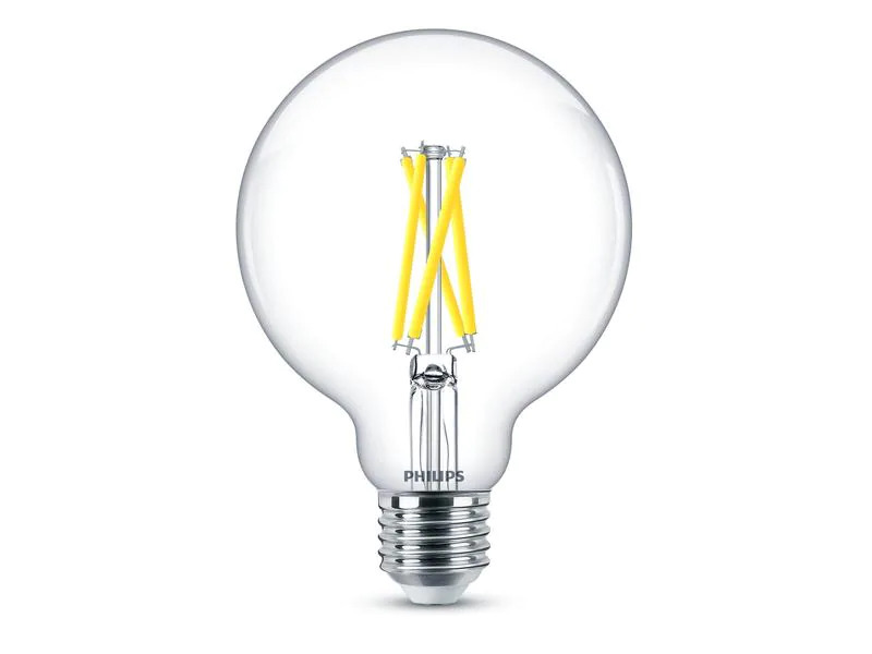Philips Lampe LEDcla 60W E27 G93 CL WGD90 Warmweiss