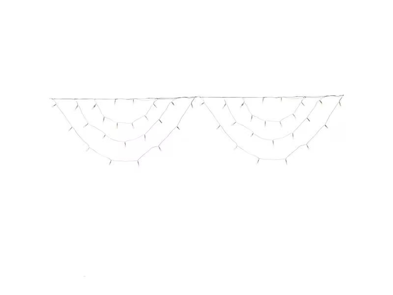 Konstsmide LED-Lichtervorhang Bogen, 184 LED, 5.6 m, Outdoor