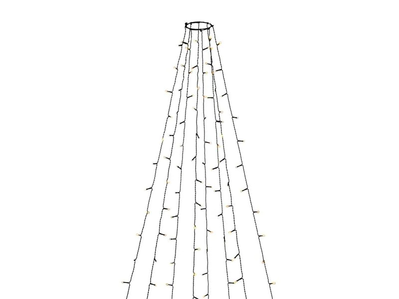 Konstsmide LED Baummantel mit Ring, 400 LED, 4 m, Outdoor