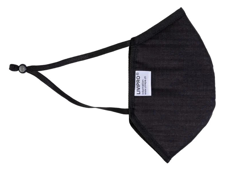 UNREPA Community Stoffmaske LIVIPRO Evolution Gr. L, Schwarz