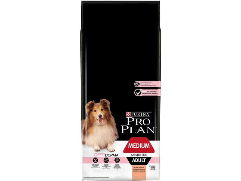 Purina Pro Plan Trockenfutter M Adult Sensitive Skin Lachs, 14 kg