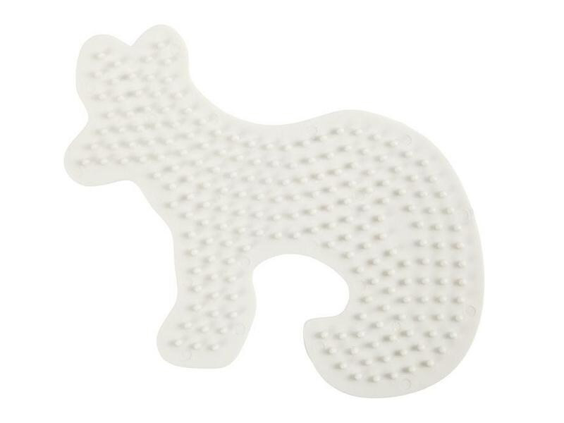 Creativ Company Bügelperlen Platten Nabbi Fuchs Weiss