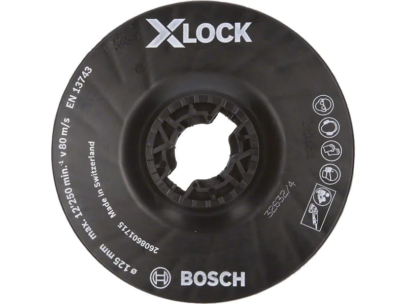 Bosch Professional Stützteller X-LOCK 125 mm mittelhart