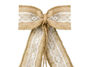 Partydeco Hochzeitsaccessoire Autodeko Set 5-teilig, Braun/Weiss