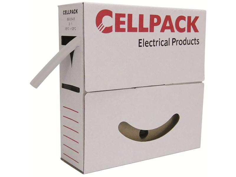 Cellpack AG Schrumpfschlauch 10 m x 9 mm Weiss