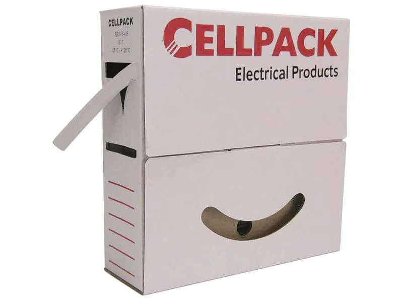 Cellpack AG Schrumpfschlauch 15 m x 3 mm Weiss