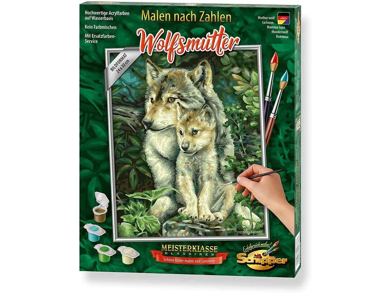 Schipper Malen nach Zahlen Wolfsmutter