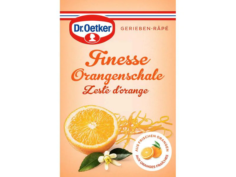 Dr.Oetker Finesse Geriebene Orangenschale 18 g