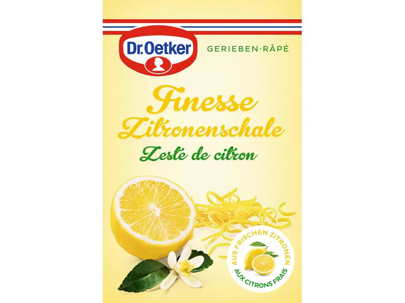 Dr.Oetker Finesse Geriebene Zitronenschale 18 g