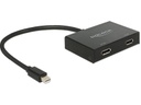 Delock 2-Port Signalsplitter Mini-DP - DP