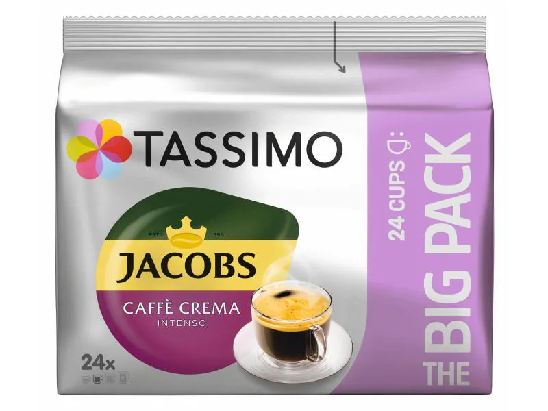 TASSIMO Kaffeekapseln T DISC Jacobs Caffé Crema Intenso 24 Portionen