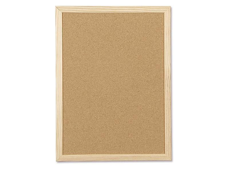 dufco Pinnwand 30 cm x 40 cm, Hellbraun