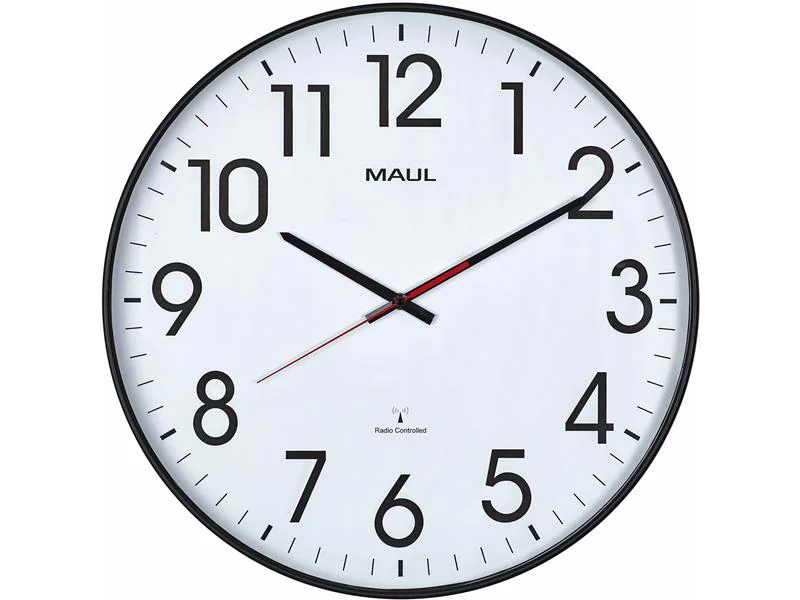 Maul Wanduhr Climb Ø 47 cm Schwarz