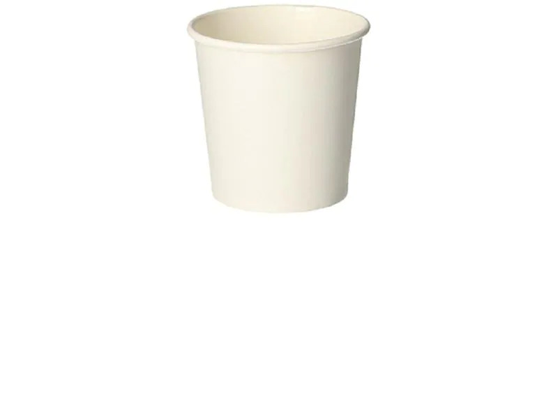 Papstar Einwegbecher Pure 100 ml, 50 Stück, Weiss