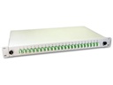 Lightwin Spleissbox 48 Fasern, 24x DLC/APC SM, 9/125µm OS2 Pigtail