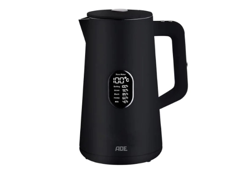 ADE Wasserkocher KG2100-2 1.5 l, Schwarz