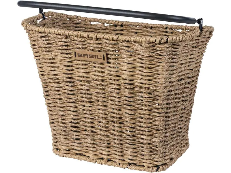 BASIL Velokorb Bremen Rattan Look KF Braun