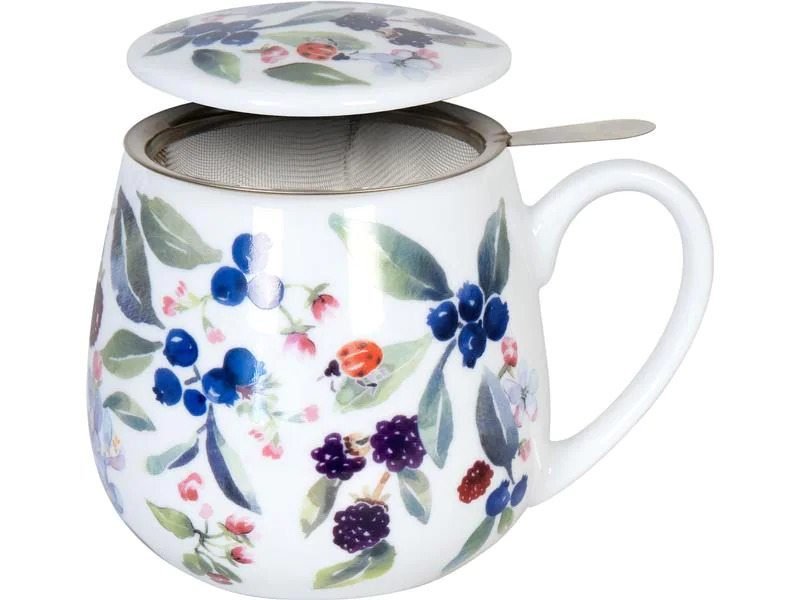 Könitz Teetasse Fruity Tea Berry 420 ml , 1 Stück, Mehrfarbig