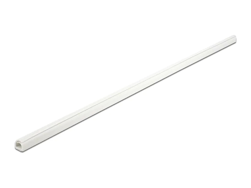Delock Kabelkanal selbst-schliessend, -klebend 1 m x 10 mm Weiss