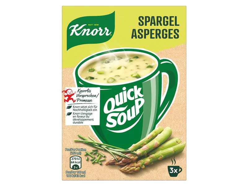 Knorr Quick Soup Spargel 3 Portionen