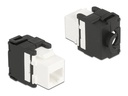 Delock Keystone-Modul RJ45 - LSA, Cat.6A werkzeugfrei